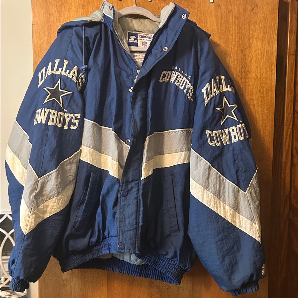 STARTER Quilted Jacket with NFL Logo